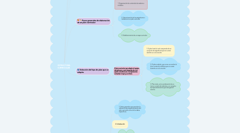 Mind Map: ESTRUCTURA CURRICULAR.