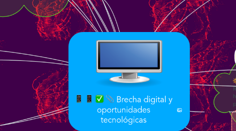 Mind Map: Brecha digital y oportunidades tecnológicas