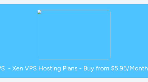 Mind Map: Xen VPS  - Xen VPS Hosting Plans - Buy from $5.95/Month