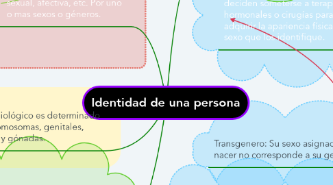 Mind Map: Identidad de una persona