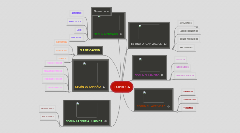 Mind Map: EMPRESA