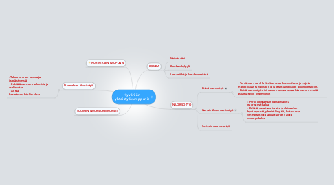 Mind Map: Hyvärilän yhteistyökumppanit