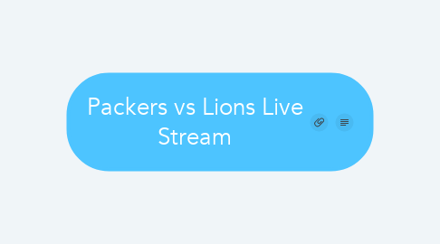 Mind Map: Packers vs Lions Live Stream