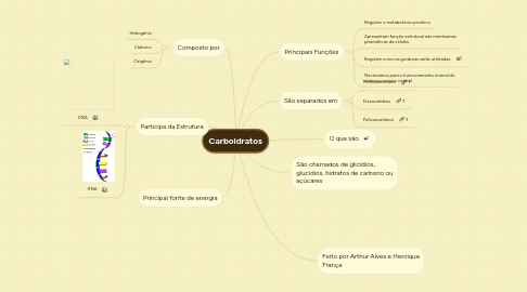 Mind Map: Carboidratos