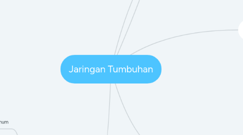 Mind Map: Jaringan Tumbuhan