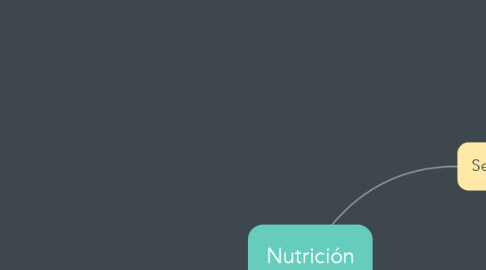 Mind Map: Nutrición