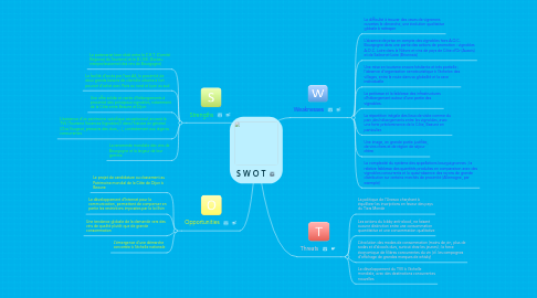 Mind Map: S W O T