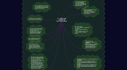 Mind Map: TEORIA DEL SISTEMA DE COSTOS ESTANDAR