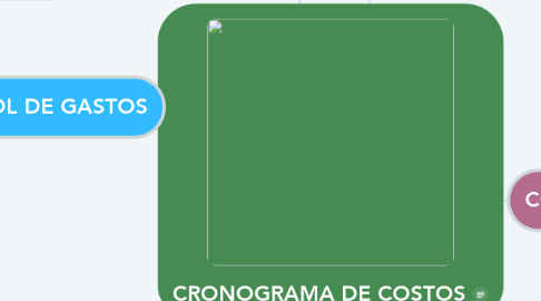 Mind Map: CRONOGRAMA DE COSTOS