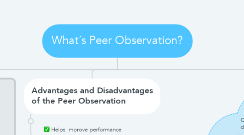 Mind Map: What´s Peer Observation?