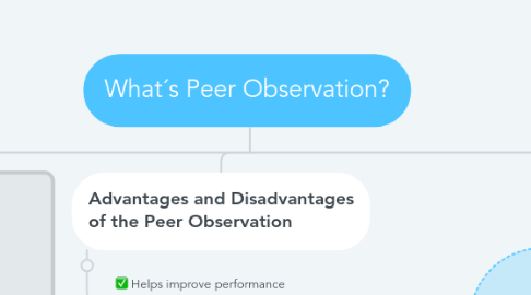 Mind Map: What´s Peer Observation?