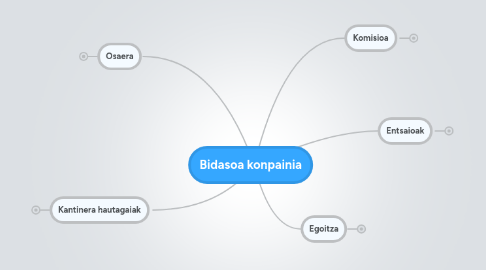 Mind Map: Bidasoa konpainia