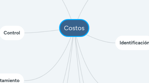 Mind Map: Costos