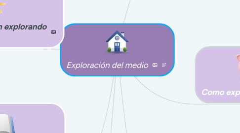 Mind Map: Exploración del medio