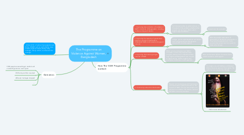 Mind Map: The Programme on Violence Against Women, Bangladesh