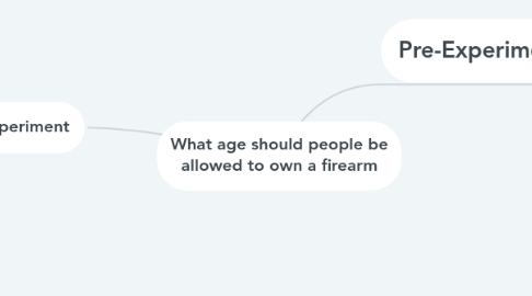 Mind Map: What age should people be allowed to own a firearm