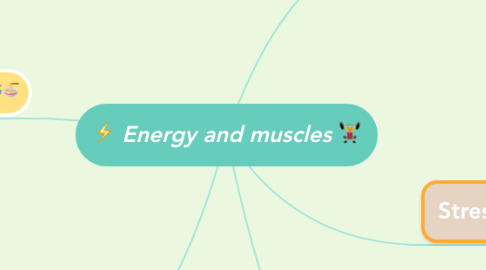 Mind Map: Energy and muscles 🏋️♀️