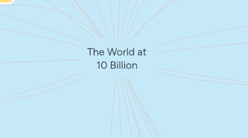 Mind Map: The World at 10 Billion