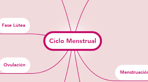 Mind Map: Ciclo Menstrual