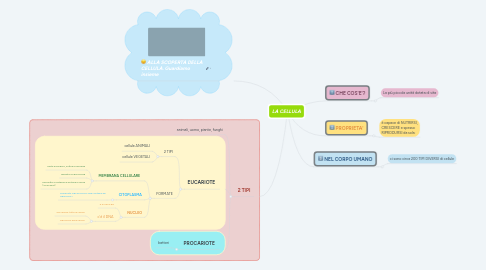 Mind Map: LA CELLULA