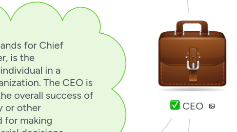 Mind Map: CEO