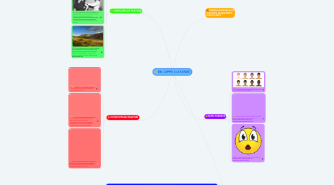 Mind Map: DEL CAMPO A LA CIUDAD