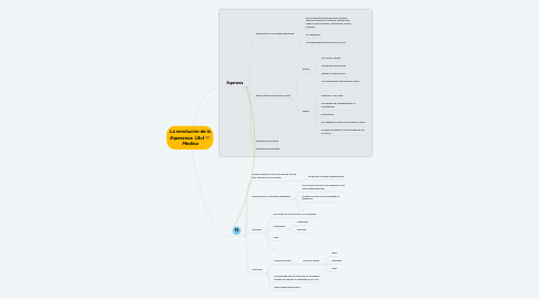 Mind Map: La revolucion de la Esperanza. (Act 8) Medina