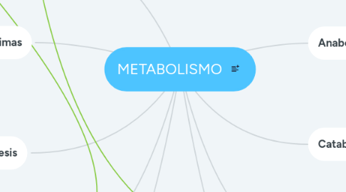 Mind Map: METABOLISMO