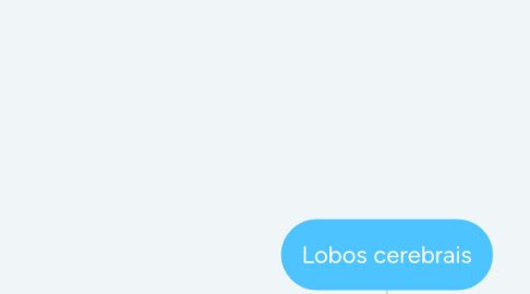 Mind Map: Lobos cerebrais