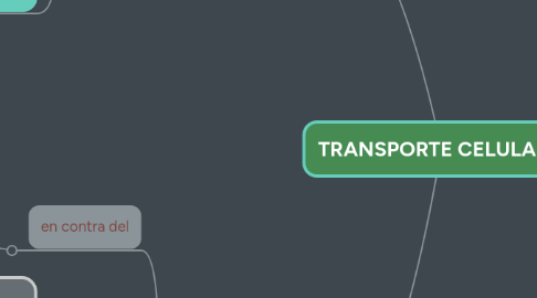 Mind Map: TRANSPORTE CELULAR