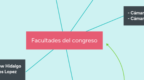 Mind Map: Facultades del congreso