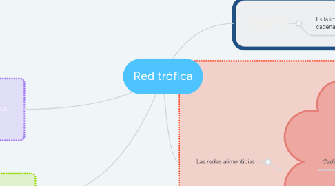 Mind Map: Red trófica