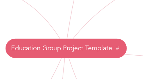 Mind Map: Education Group Project Template