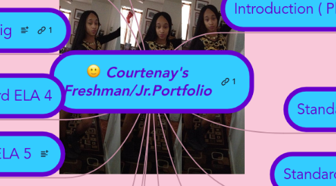 Mind Map: Courtenay's Freshman/Jr.Portfolio