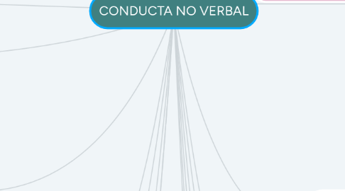 Mind Map: CONDUCTA NO VERBAL