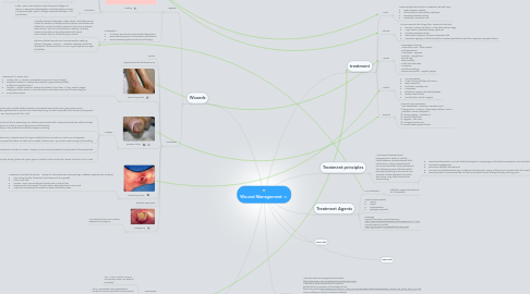 Mind Map: Wound Management