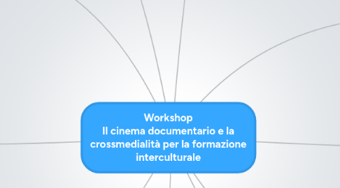 Mind Map: Workshop Il cinema documentario e la crossmedialità per la formazione interculturale