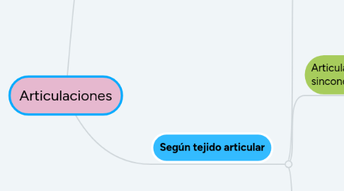 Mind Map: Articulaciones