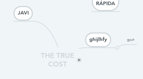 Mind Map: THE TRUE COST