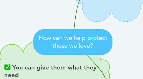 Mind Map: How can we help protect those we love?