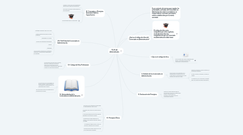 Mind Map: Perfil del Administrador.