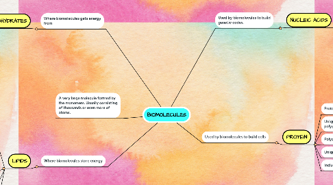 Mind Map: BIOMOLECULES