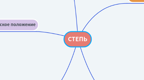 Mind Map: СТЕПЬ