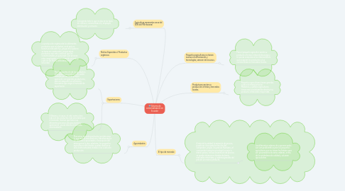 Mind Map: Sistema de comercialización en Ecuador