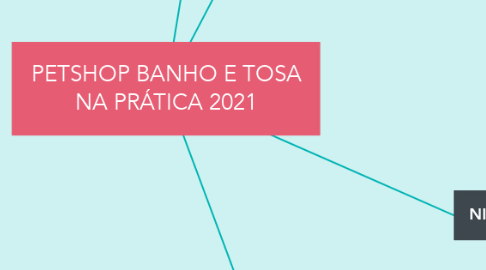 Mind Map: PETSHOP BANHO E TOSA NA PRÁTICA 2021
