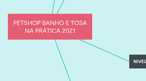 Mind Map: PETSHOP BANHO E TOSA NA PRÁTICA 2021