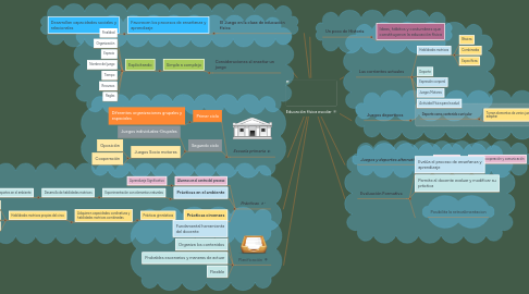 Mind Map: Educación física escolar