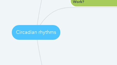 Mind Map: Circadian rhythms