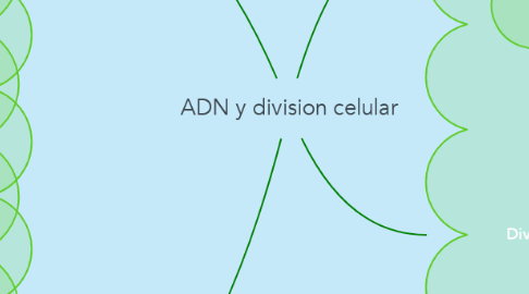 Mind Map: ADN y division celular