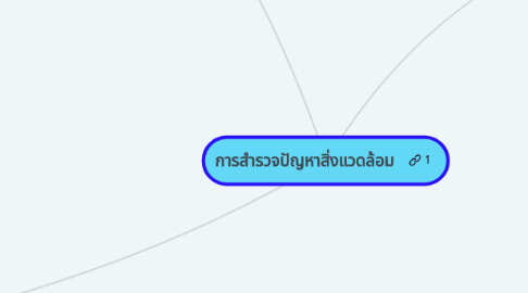 Mind Map: การสำรวจปัญหาสิ่งแวดล้อม